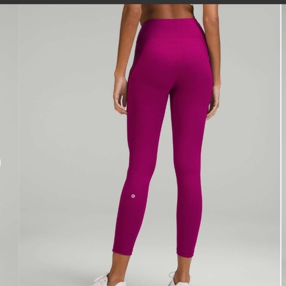 Lululemon Invigorate High-Rise Tight 25" Magenta Purple Leggings NWT Size 10 - Picture 10 of 10